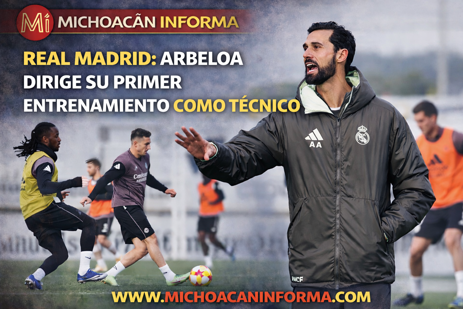 Real Madrid: Arbeloa dirige su primer entrenamiento como técnico