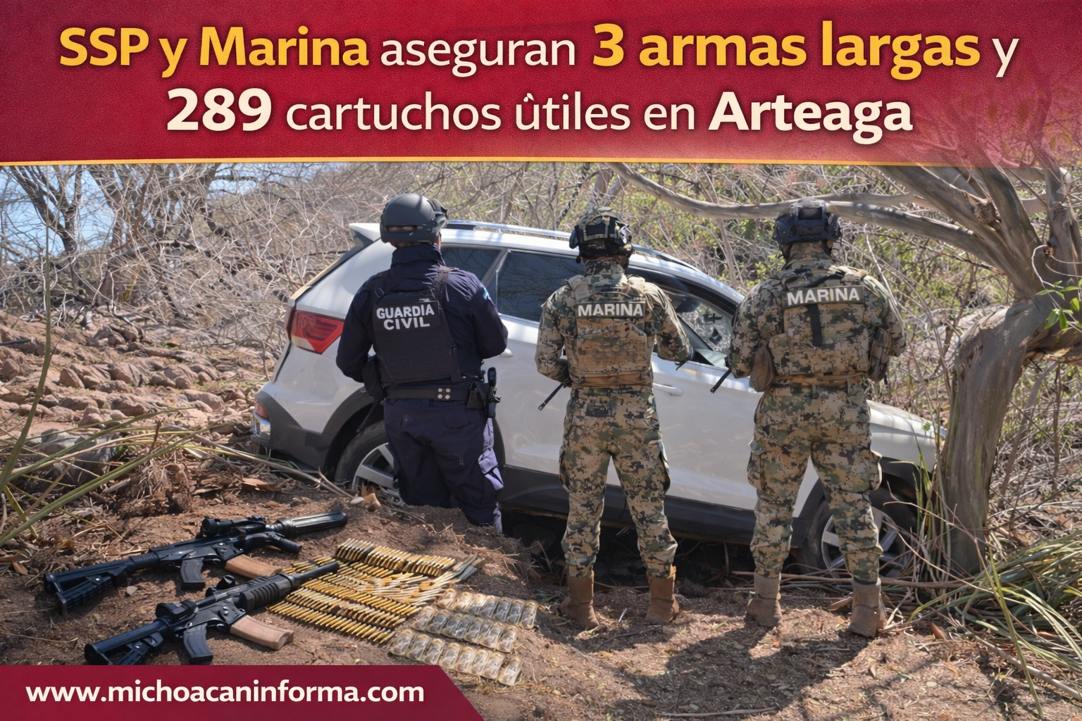 ssp-marina-aseguran-armas-cartuchos-arteaga