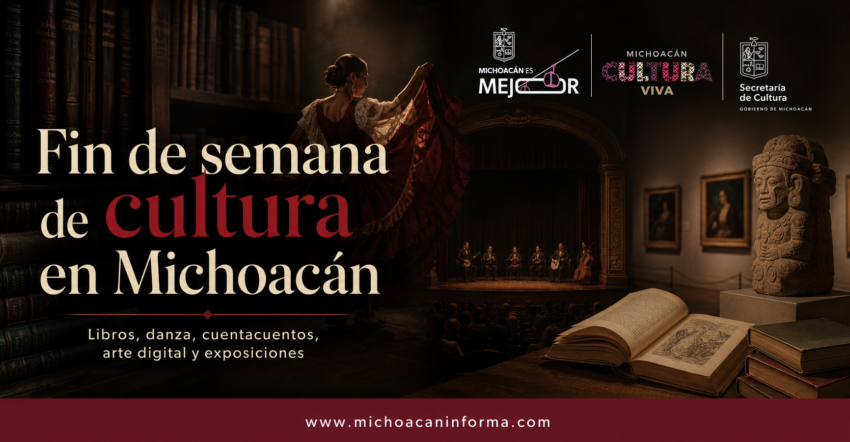 Michoacán tendrá cuentacuentos, danza, libros y exposiciones este fin de semana