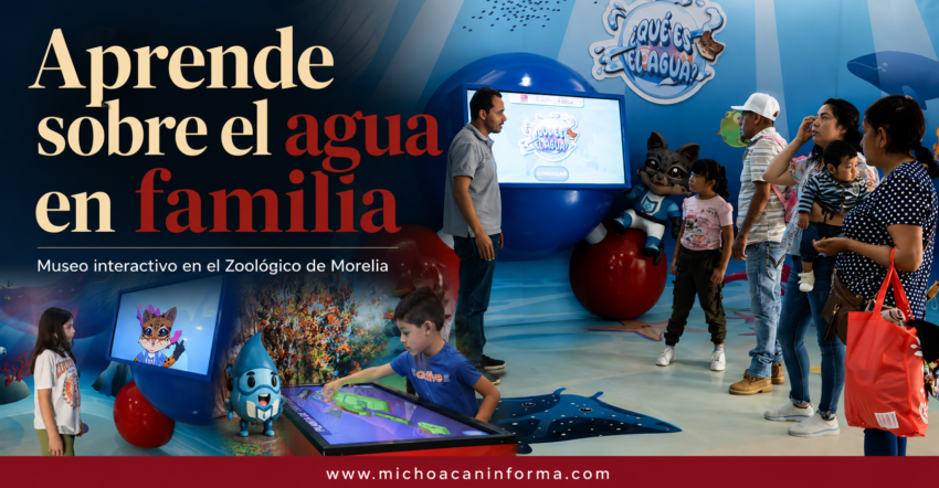 Museo del Agua ofrece actividades interactivas en el Zoológico de Morelia