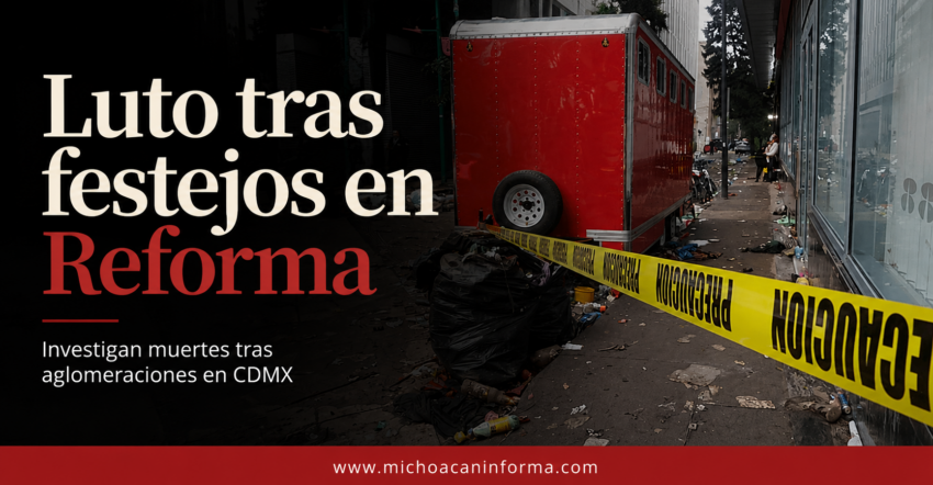 Víctima de estampida en Reforma iba con su sobrino durante festejos de México