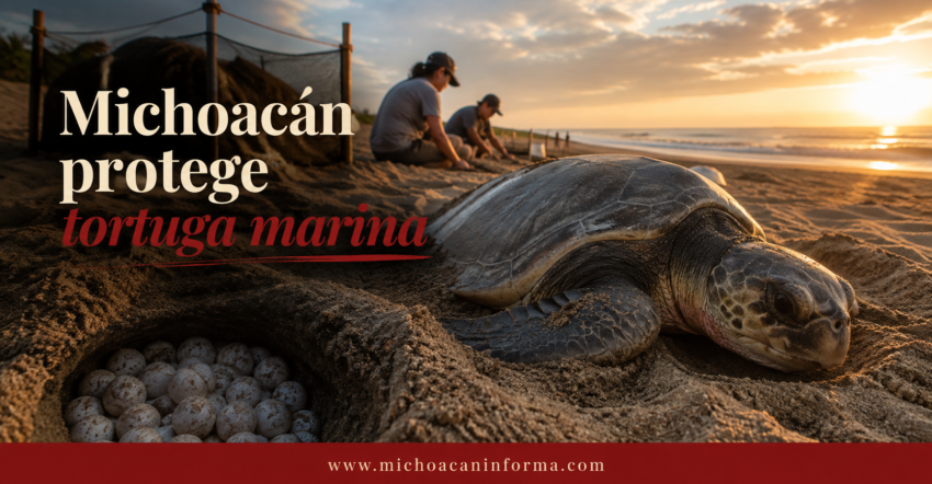 Michoacán cuenta con 27 campamentos para preservar tortuga marina