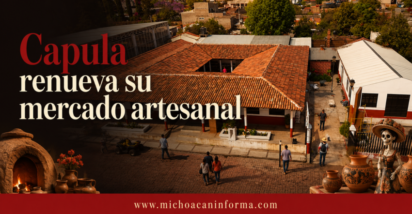 Remodelan mercado artesanal de Capula con inversión de 1.7 mdp