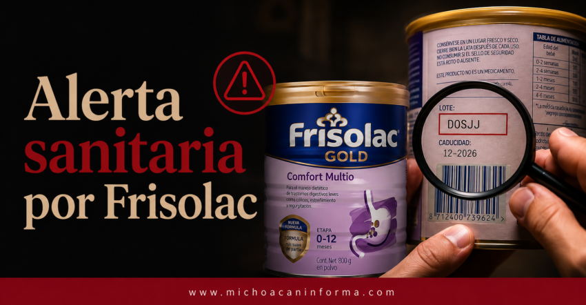 SSM alerta por lotes adulterados de fórmula infantil Frisolac