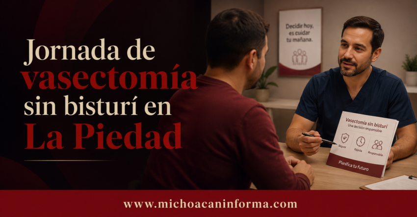 SSM realizará jornada gratuita de vasectomía sin bisturí en La Piedad