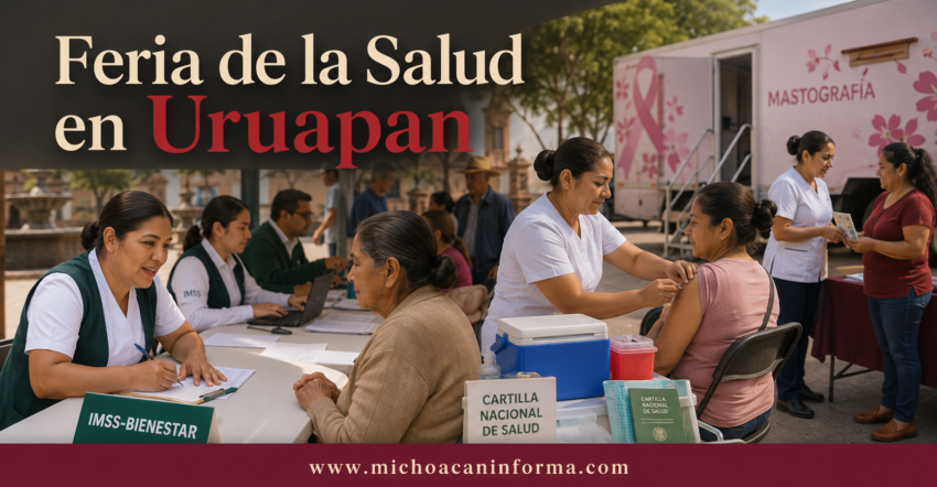 SSM llevará Feria de la Salud gratuita a Uruapan este sábado