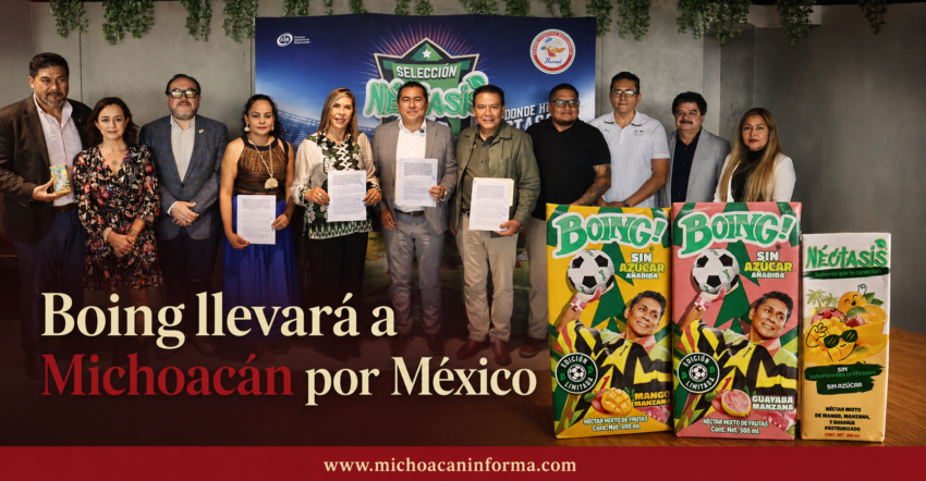 Boing promocionará atractivos de Michoacán en todo México