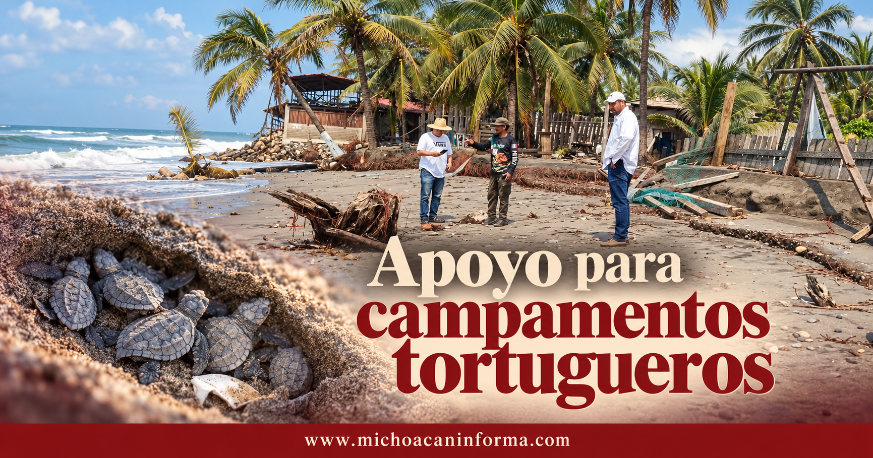 Apoyo para campamentos tortugueros