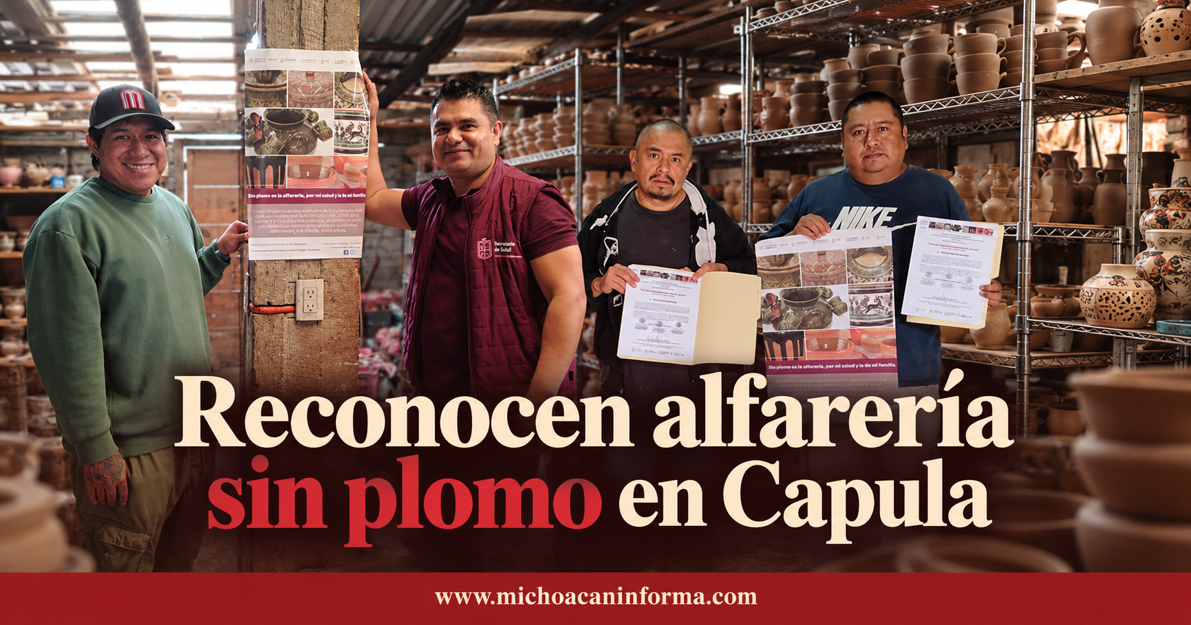 Reconocen alfarería sin plomo en Capula